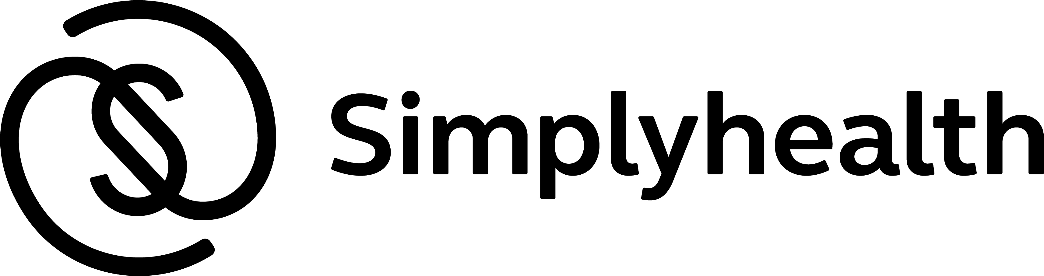 Simplyhealth__Logotype__Black Brainwave